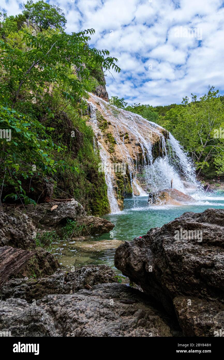 Oklahoma, Turner Falls,USA,waterfall Stock Photo Alamy