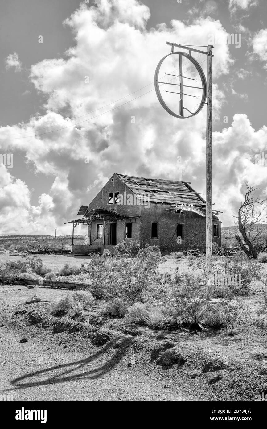 USA, California, Mojave desert, Route 66, Ludlow Stock Photo