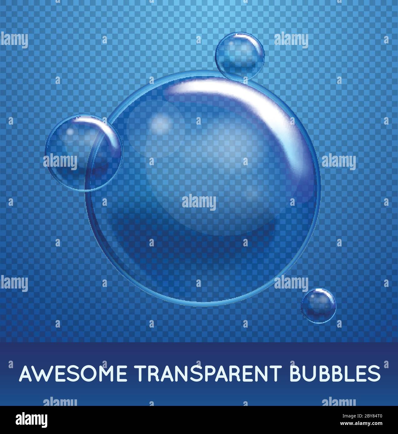 Vector Soap Water Bubbles Set. Transparent Isolated Realistic Design ...