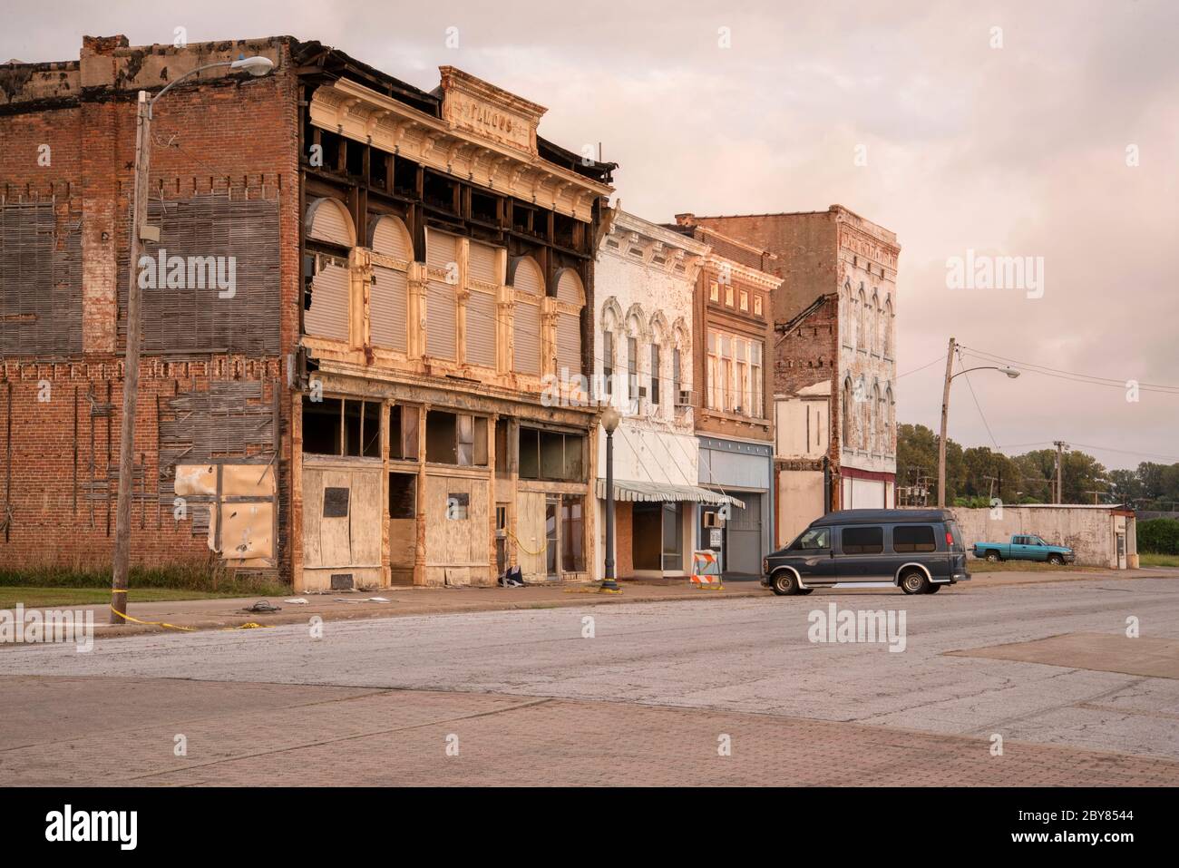USA, Midwest,Alexander County, Illinois, Cairo, downtown Stock Photo