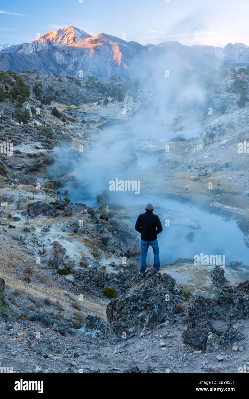 USA,California, Eastern Sierra,Mammoth Lakes, Hot Creek Stock Photo - Alamy