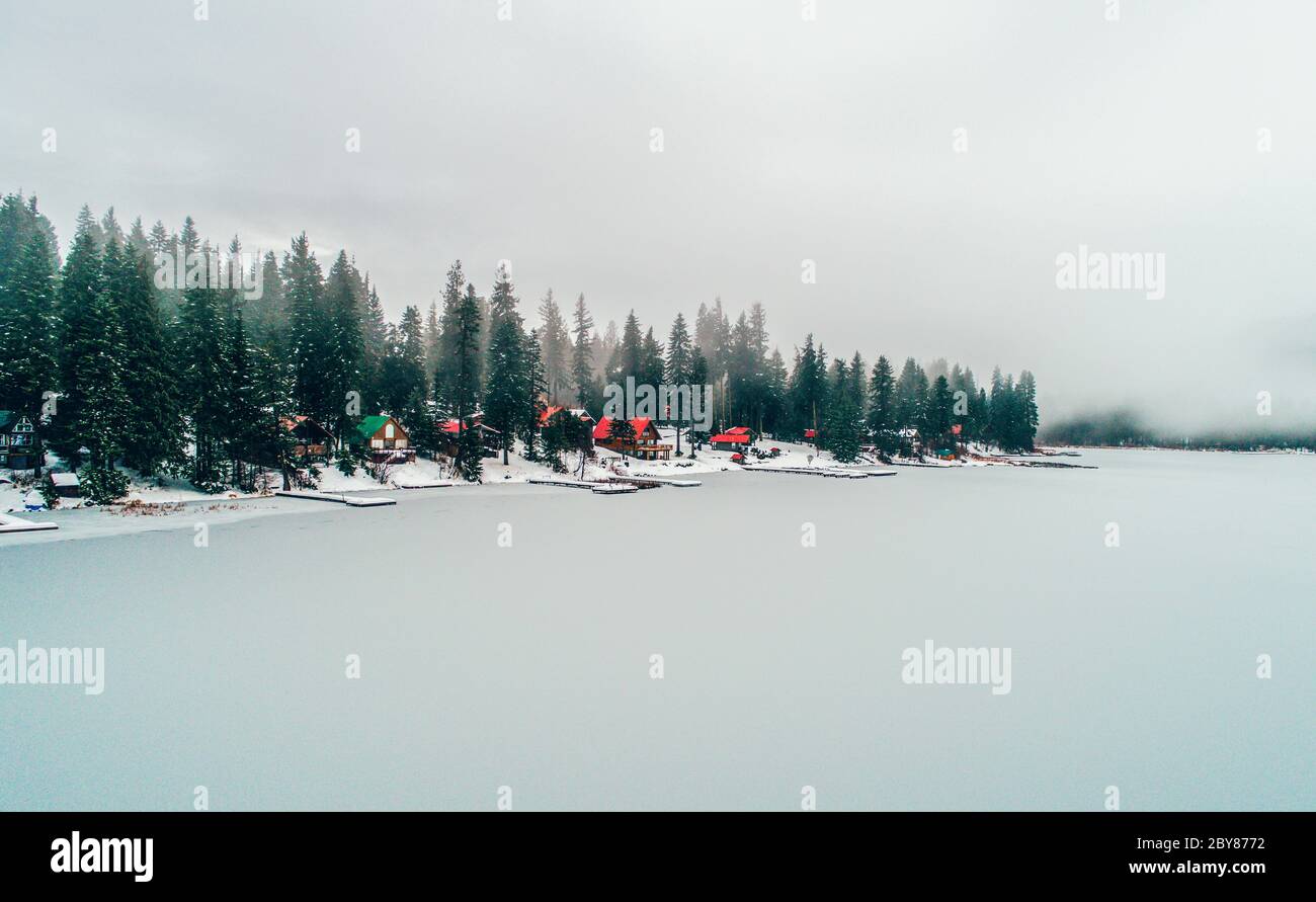 Fish Lake in Leavenworth, Washington Stock Photo Alamy