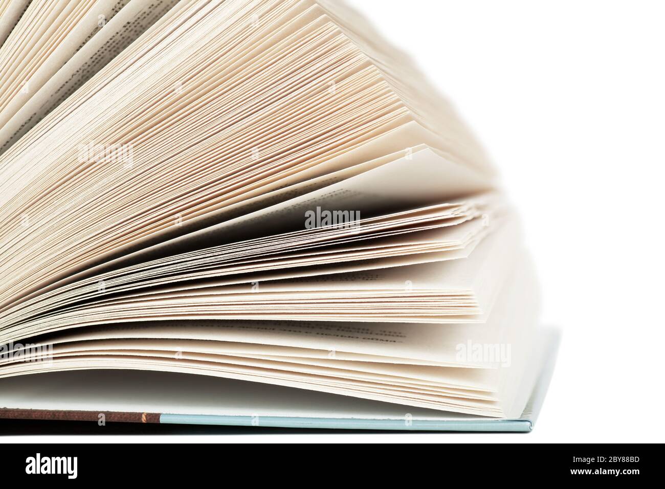 Pile books one book open hi-res stock photography and images - Alamy
