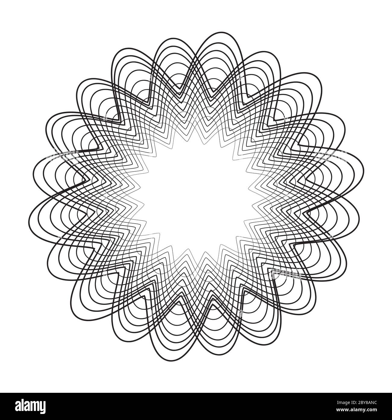 guilloche vector elements Stock Photo - Alamy