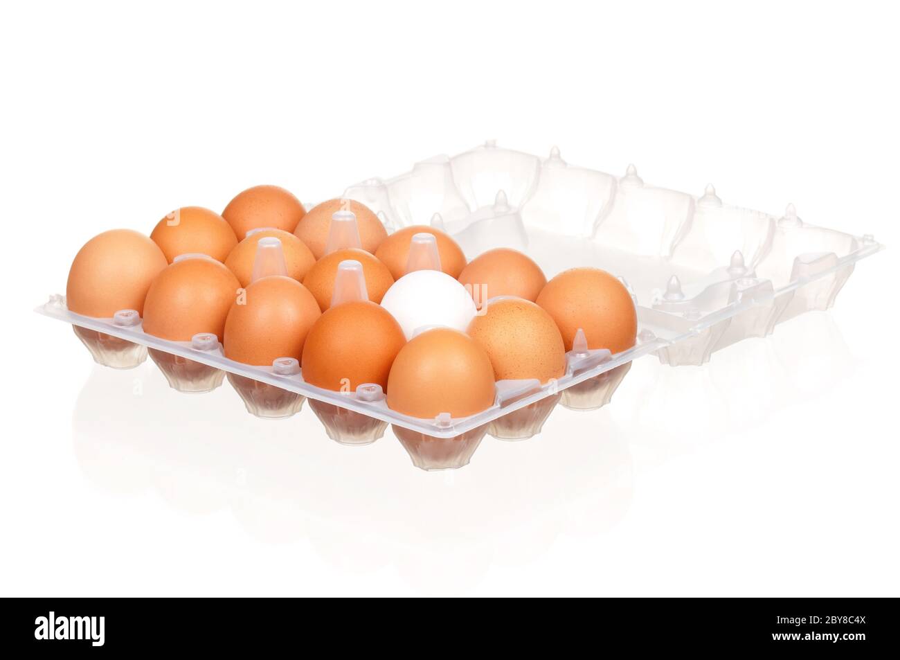 Eggs in box Stock Photo Alamy