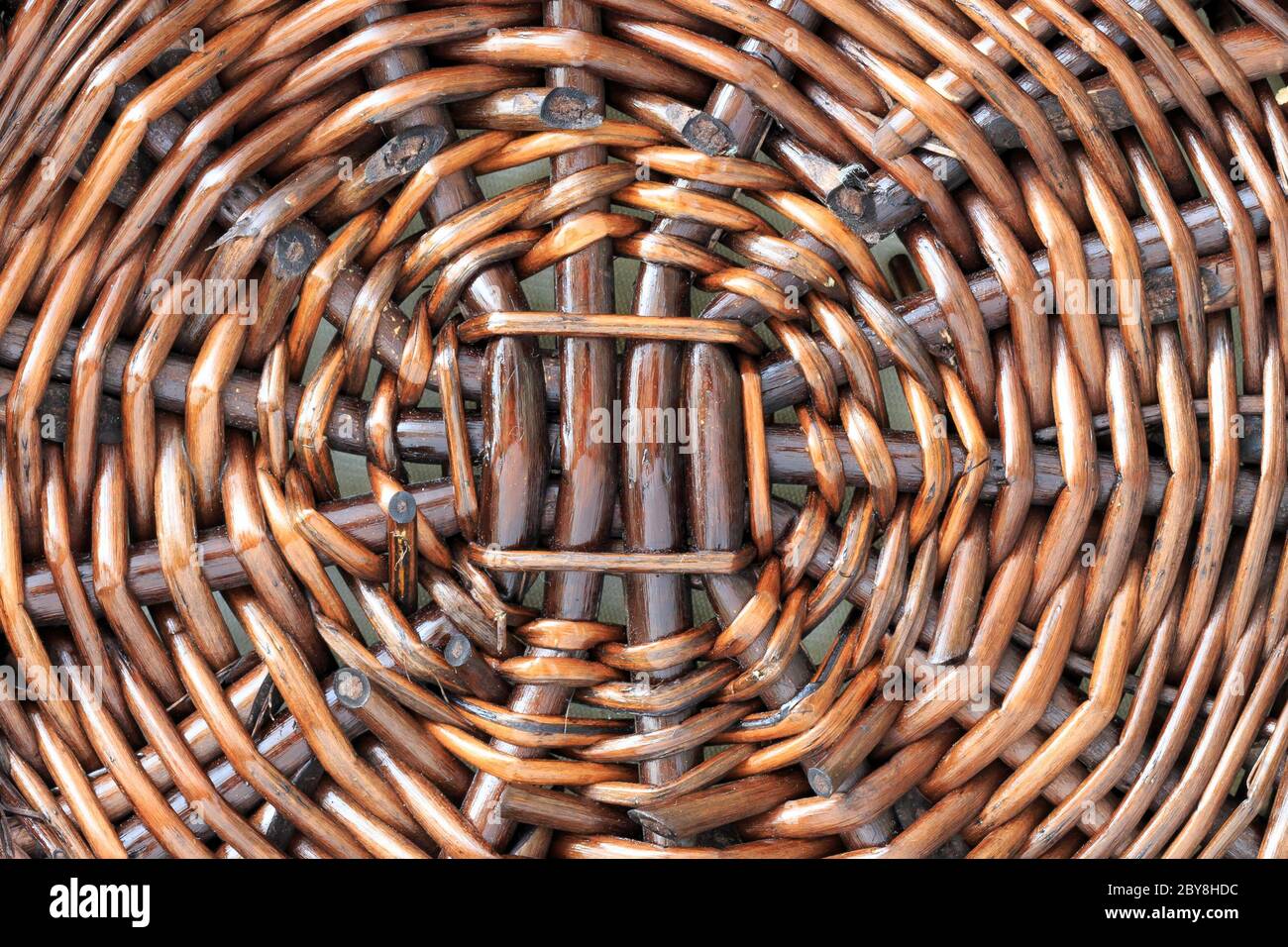 Closeup weave pattern woven wicker hires stock photography and images