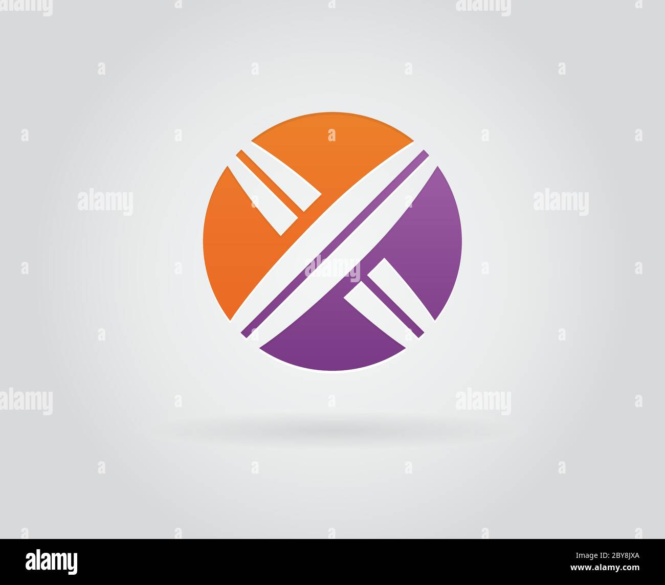 Logo Icon Design Template Elements in Vector Letter Stock Vector