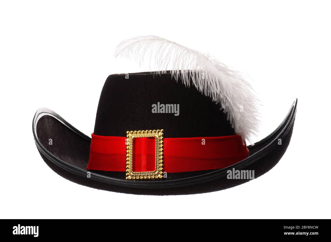 Hat with feather Stock Photo