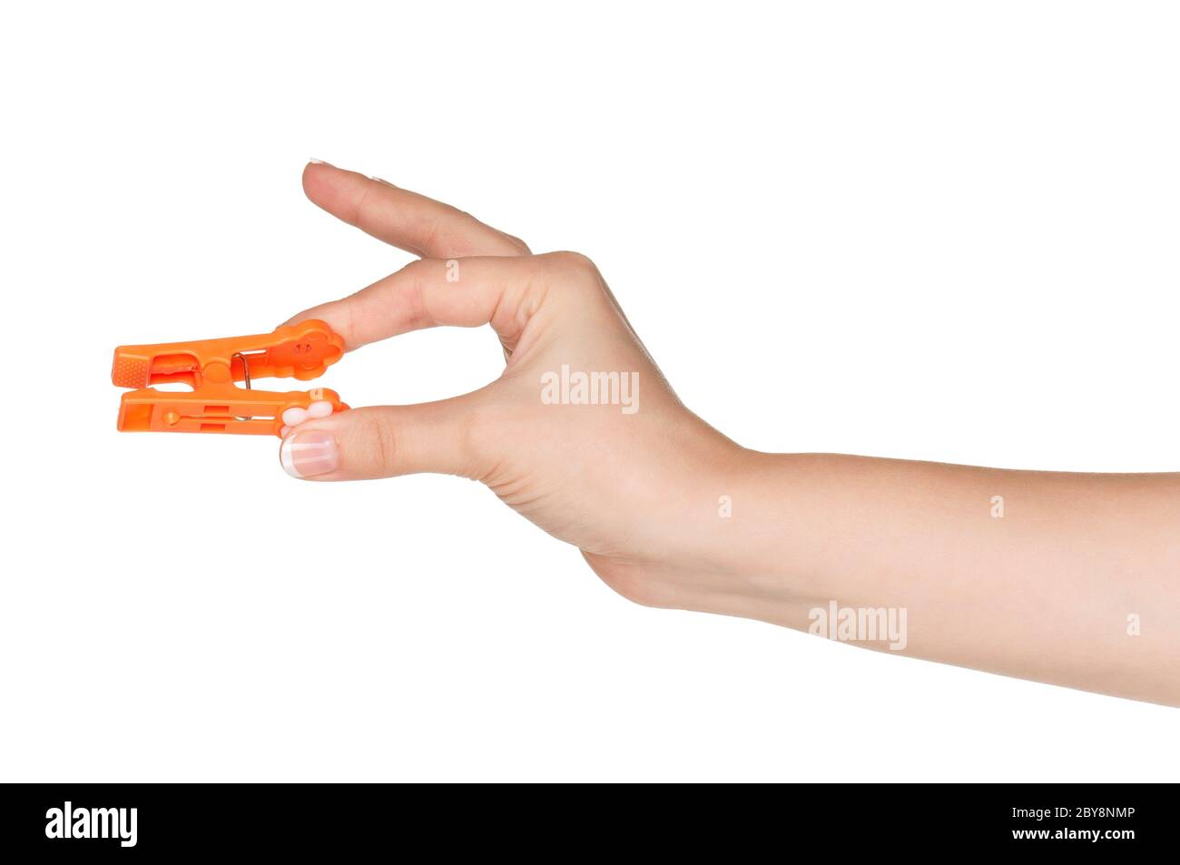 Hand with bath sponge Stock Photo Alamy