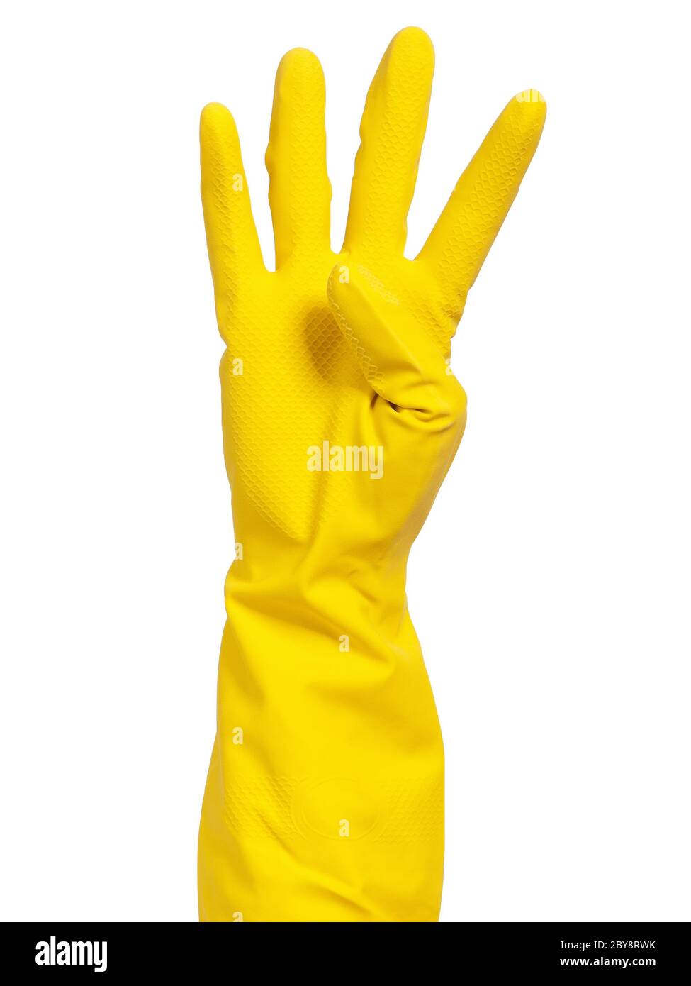 Hand in glove Stock Photo Alamy