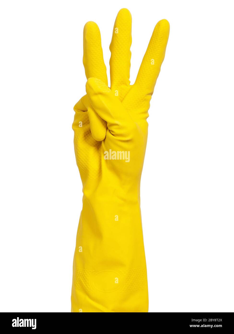 Hand in glove Stock Photo Alamy