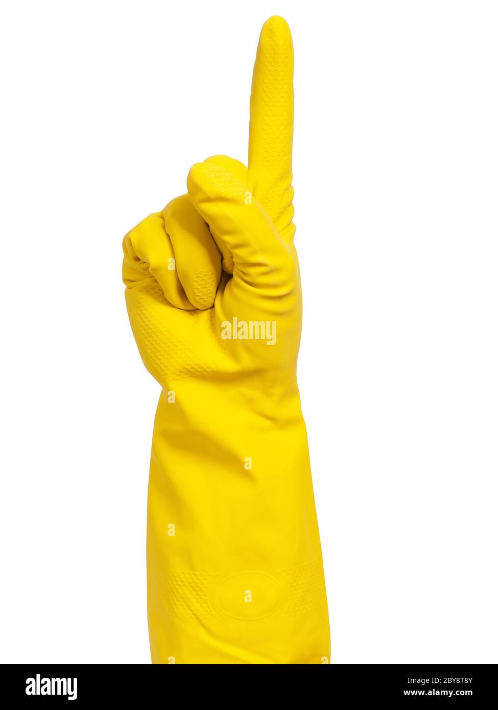 Hand in glove Stock Photo Alamy