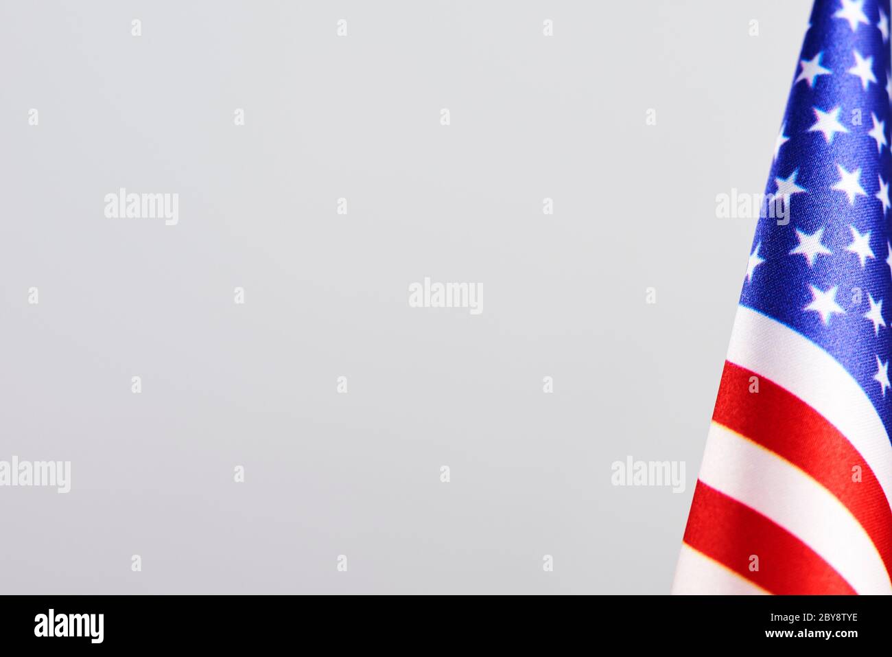 US national flag with copy space for text and ads Stock Photo - Alamy