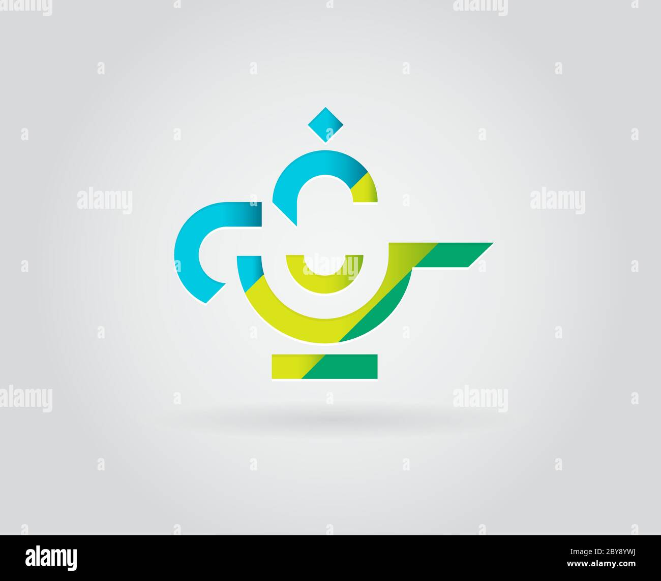 Logo Icon Design Template Elements in Vector Letter Stock Vector Image ...