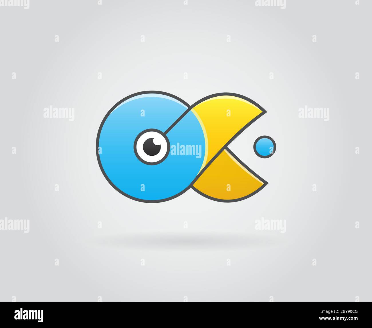 Logo Icon Design Template Elements in Vector Letter Stock Vector