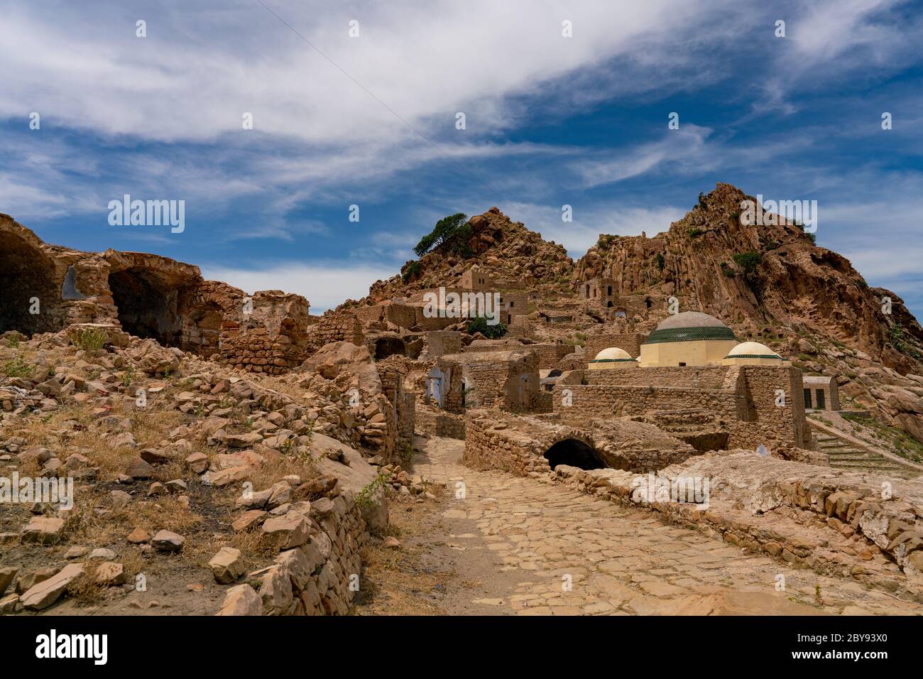 The abandonned  berber village of Zriba, Tunisia Stock Photo