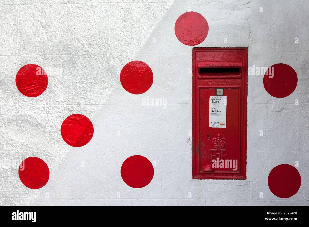 Village Post Office, Reeth, Yorkshire Dales, England Stock Photo
