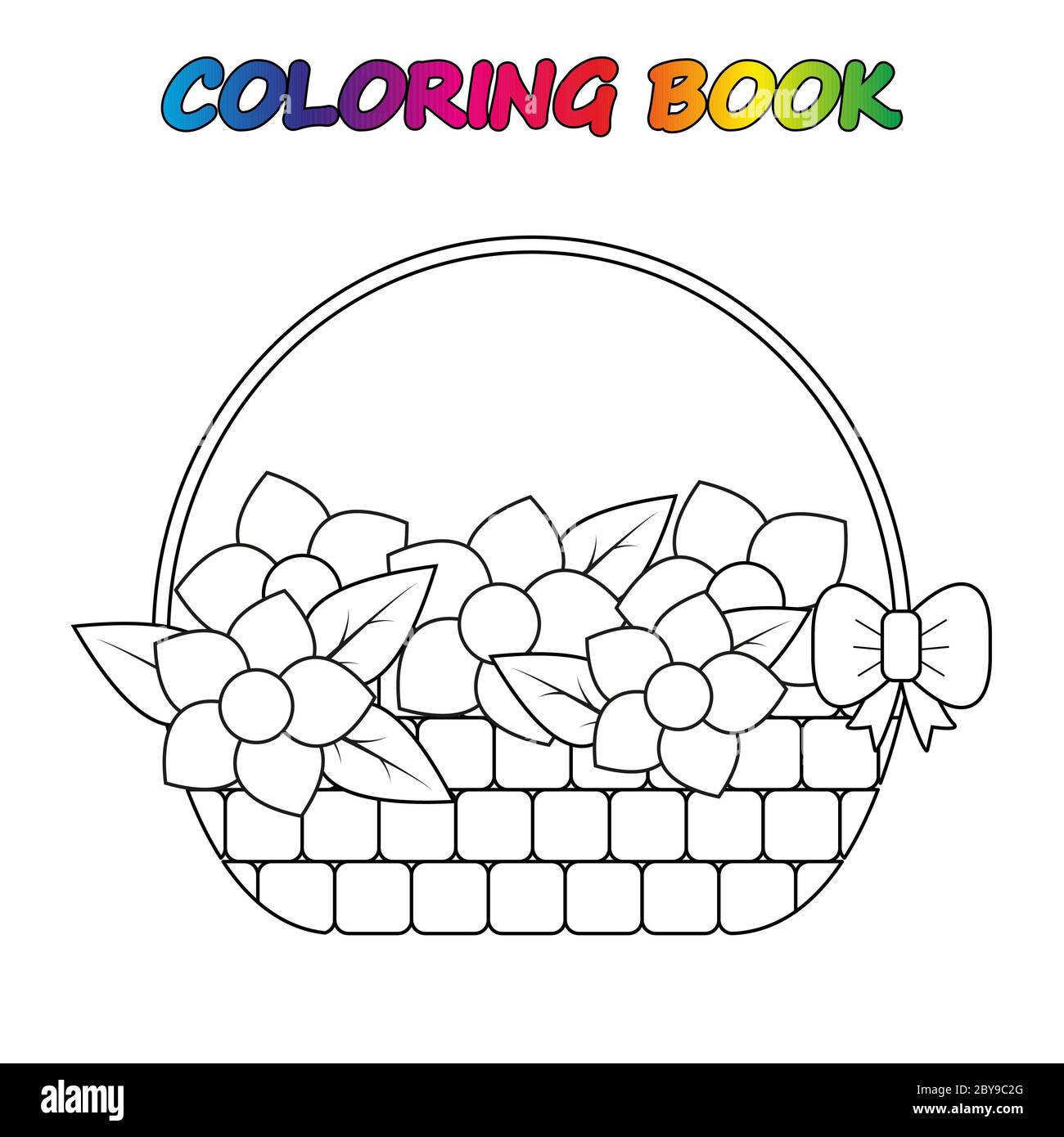 coloring page. Worksheet. Game for kids -  coloring book. Stock Photo