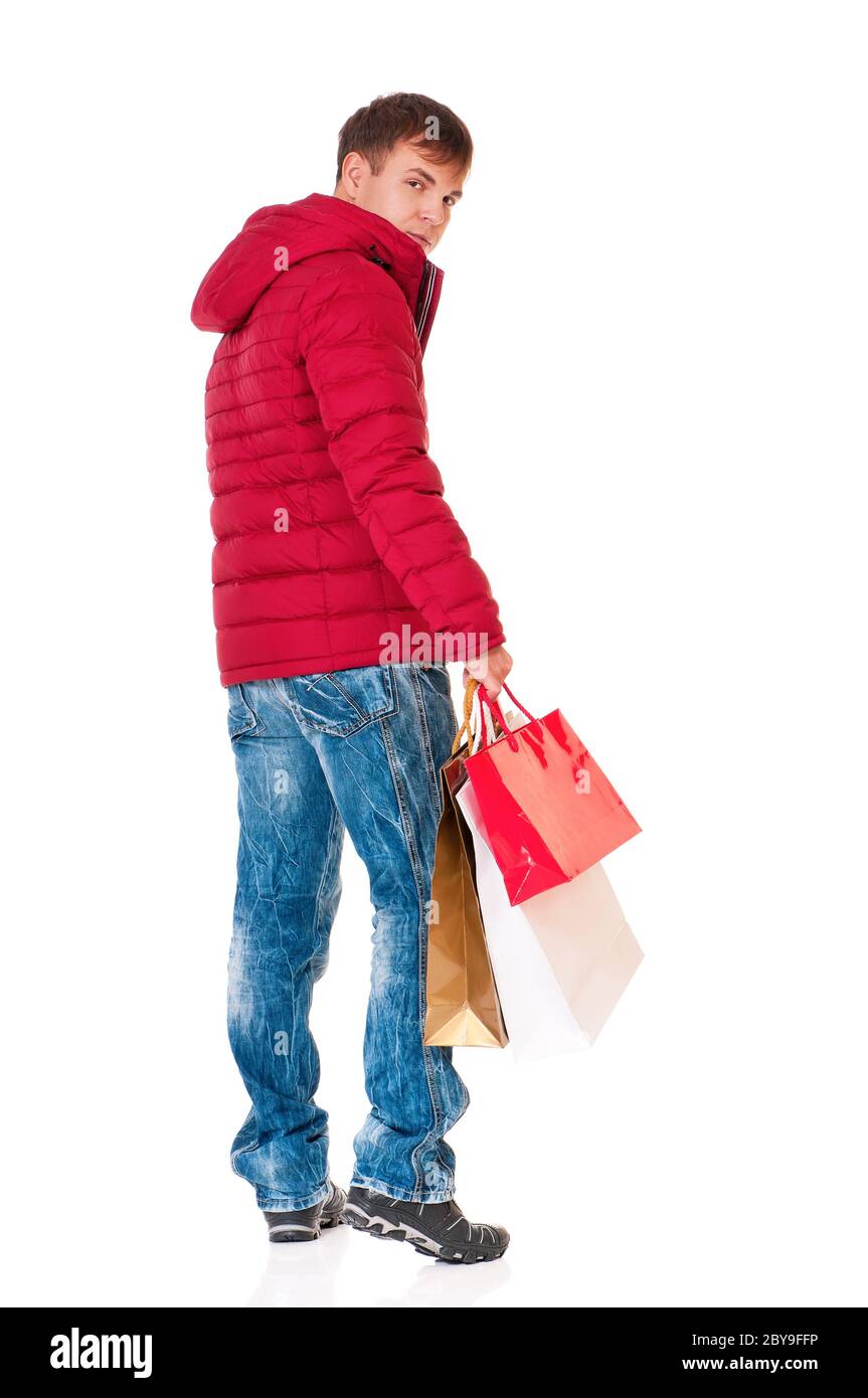 Man in winter season Cut Out Stock Images Pictures Alamy
