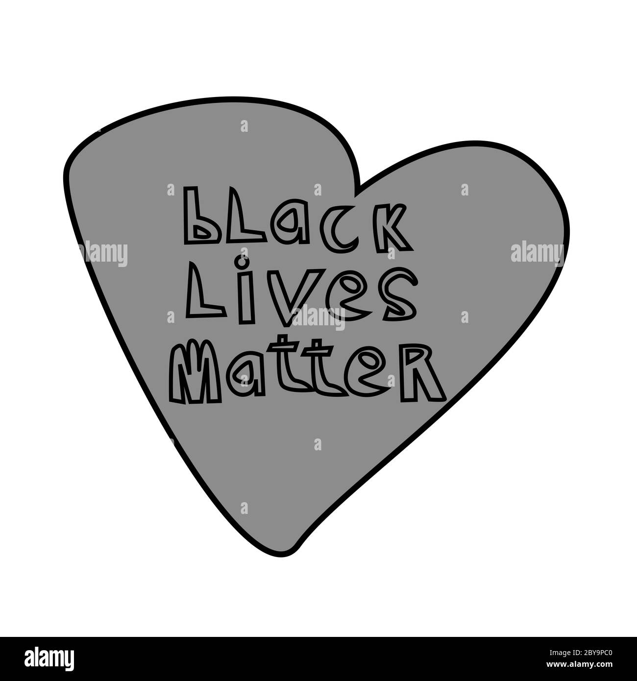 Black Lives Matter text vintage. stop racism. don't shoot. black lives matter. lives matter. I can't breathe. stop shooting. police violence. stop vio Stock Photo
