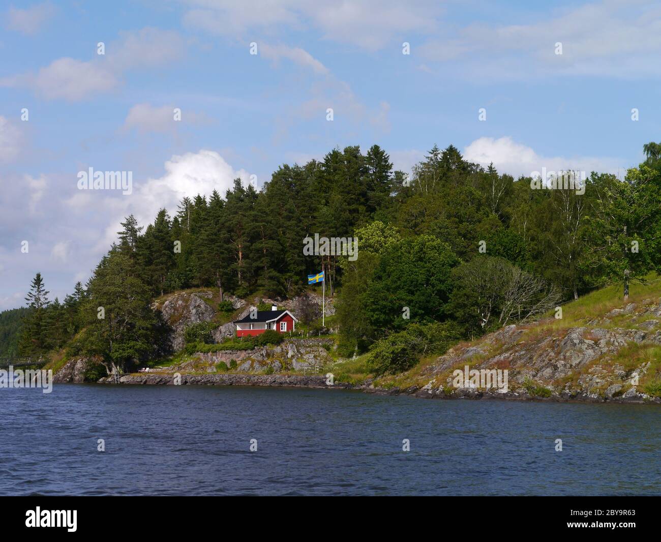 swedish landscape Stock Photo