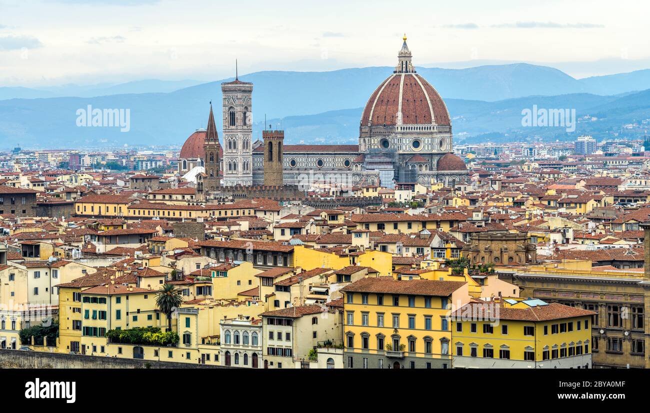 Florence duomo brunelleschis dome cathedral hi-res stock photography ...