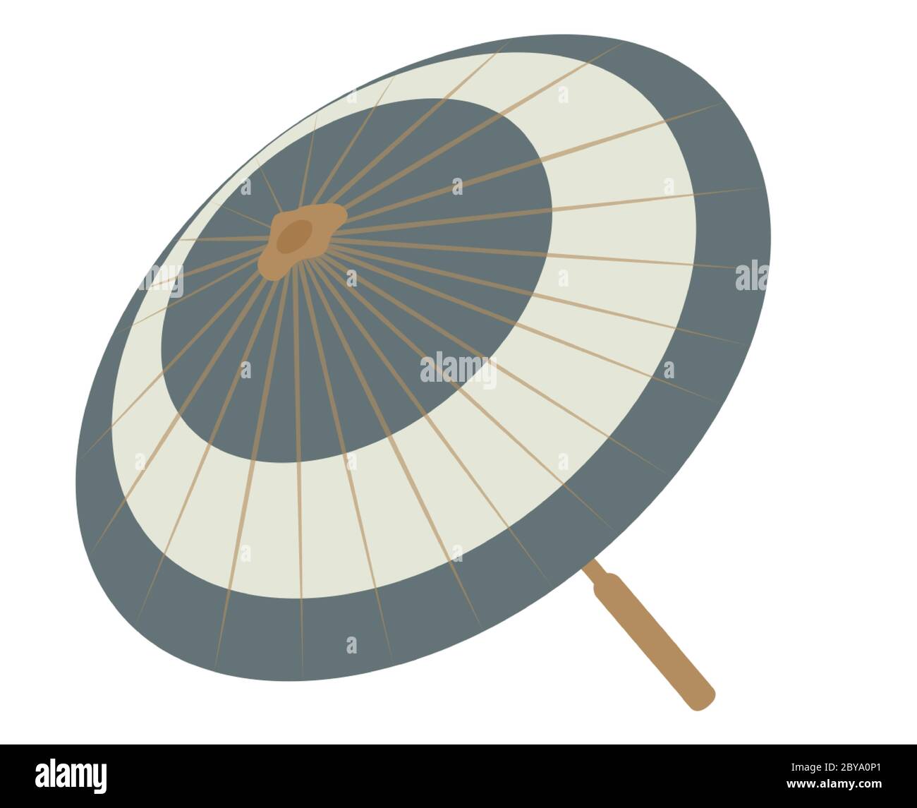 Japanese style vector oil paper umbrella Stock Vector Image & Art Alamy