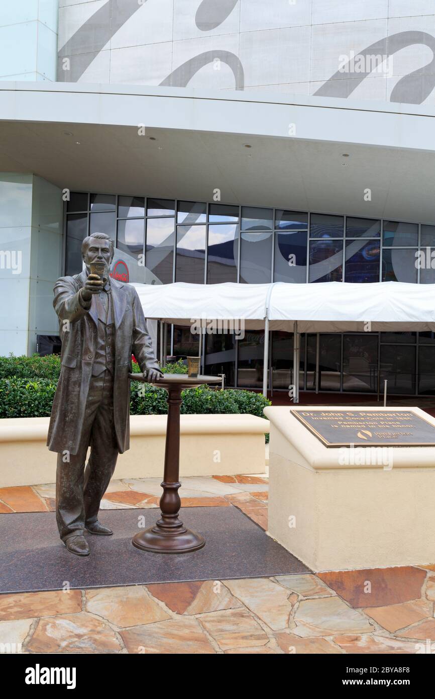 Dr. John Pemberton statue,World of Coca Cola,Pemberton Park,Atlanta