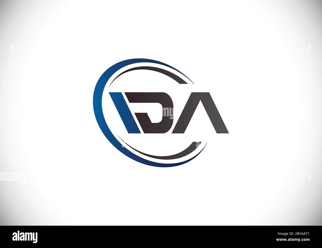 Initial Monogram Letter DA Logo Design Vector Template. DA Letter Logo ...