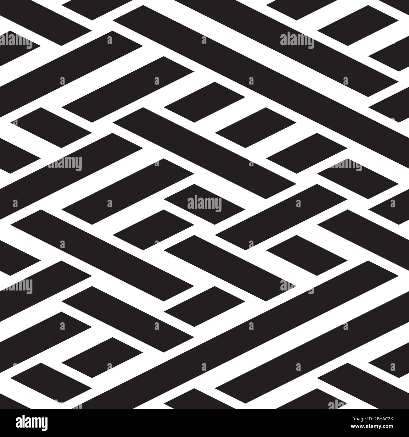Seamless pattern with oblique black segments Stock Vector