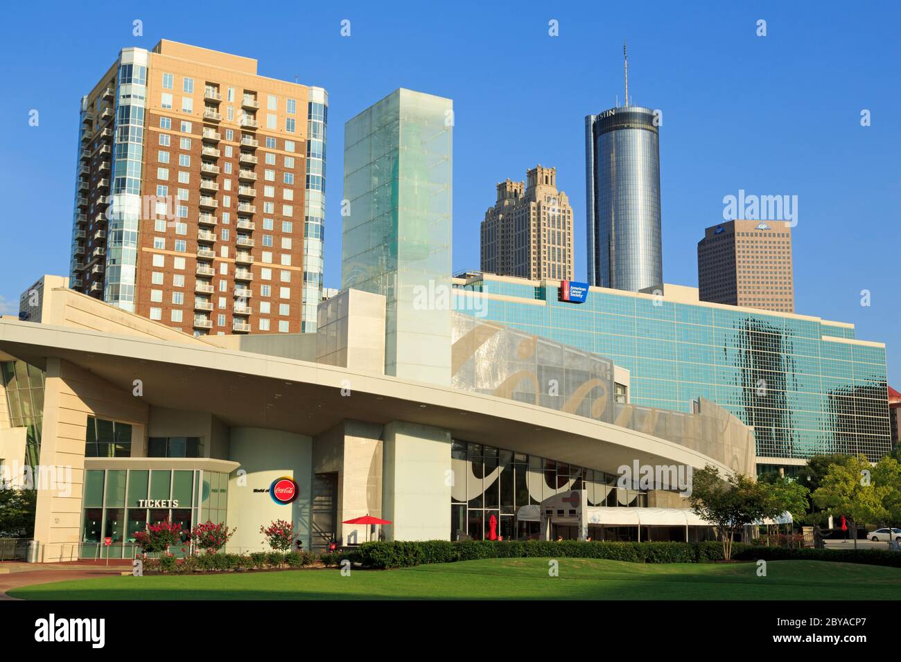 World of Coca Cola in Pemberton Stock Photo