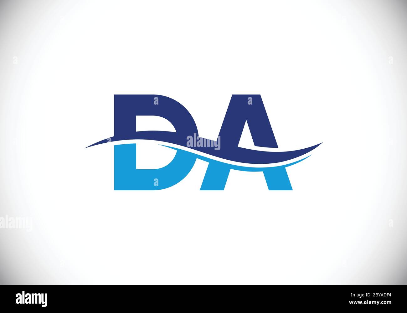 Initial Monogram Letter DA Logo Design Vector Template. DA Letter Logo ...