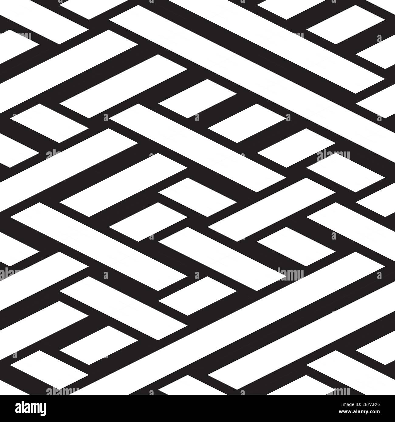 Seamless pattern with oblique white bands Stock Vector