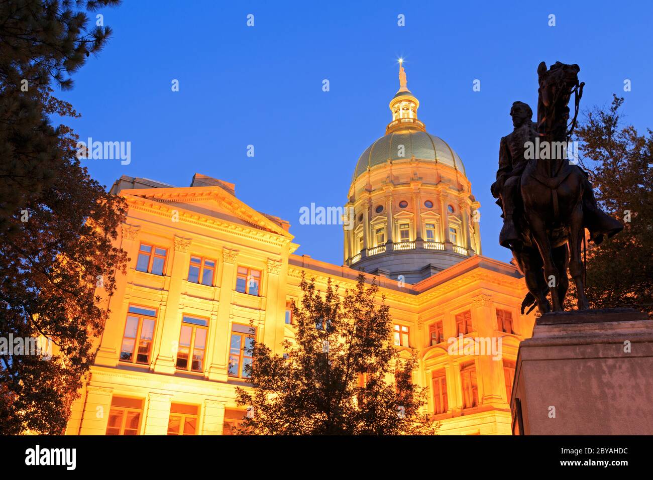 Georgia State Capitol,Atlanta,Georgia,USA Stock Photo
