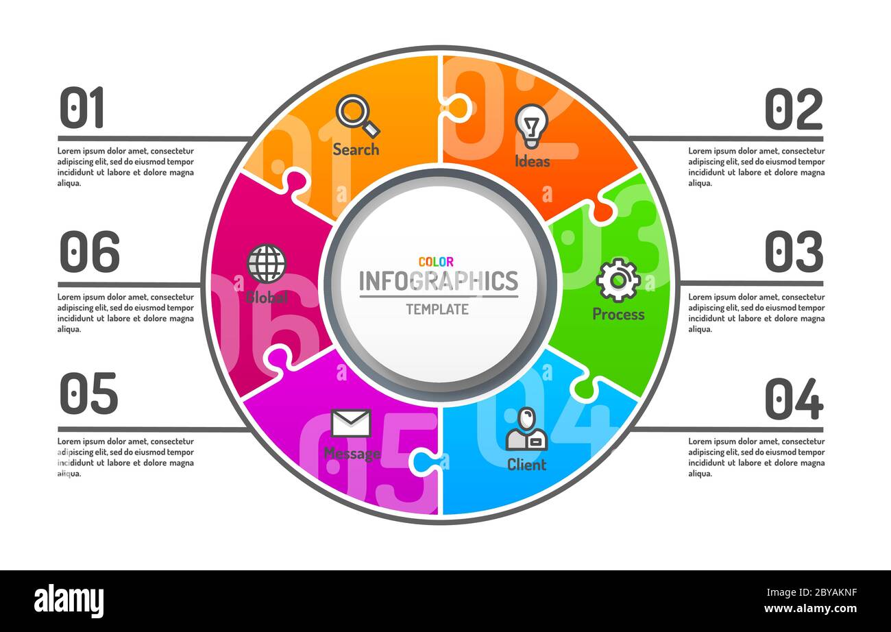 Infographics creative concept, business info templates option, data