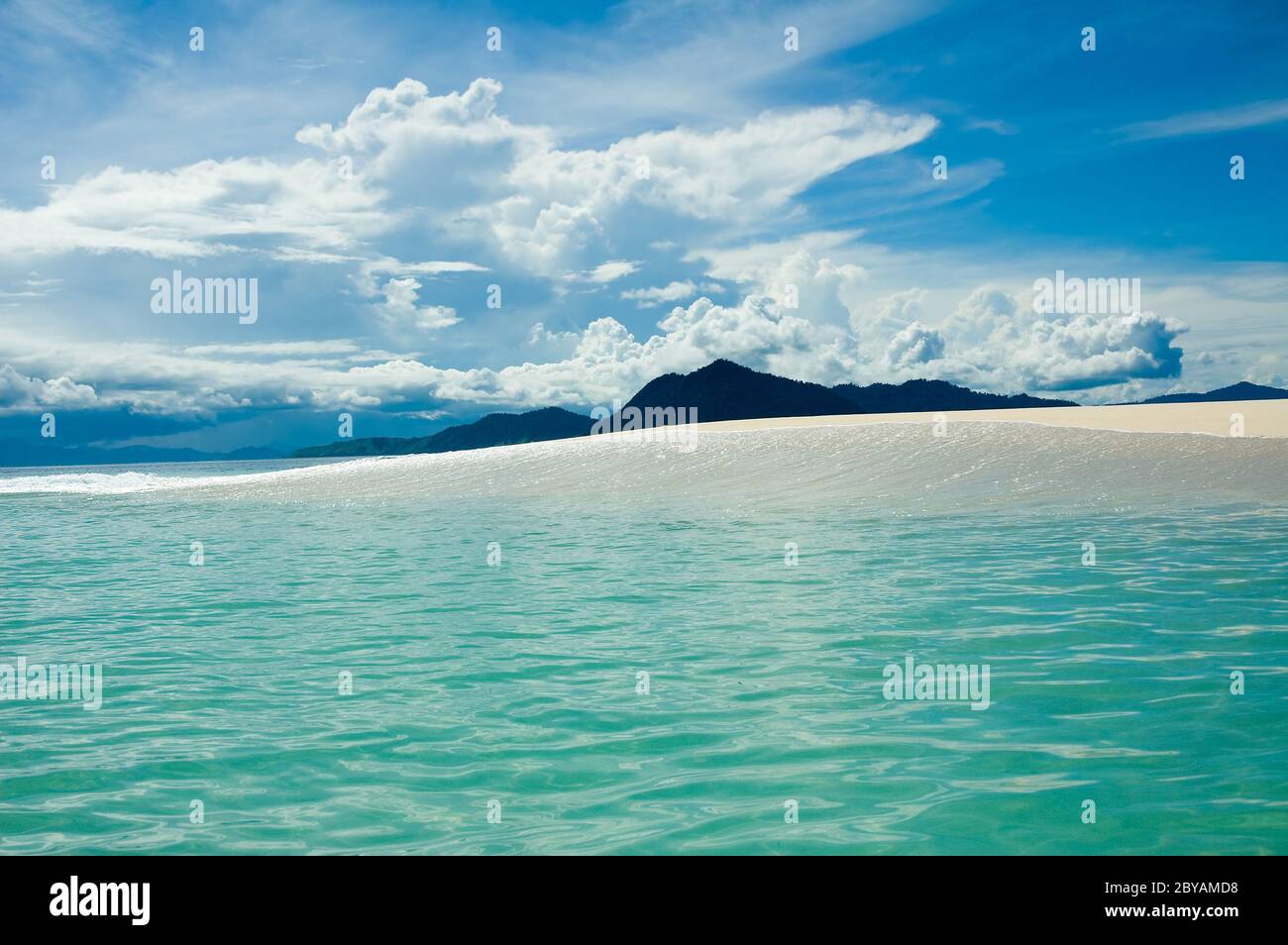 Blue ocean clouds in clear hi-res stock photography and images - Alamy