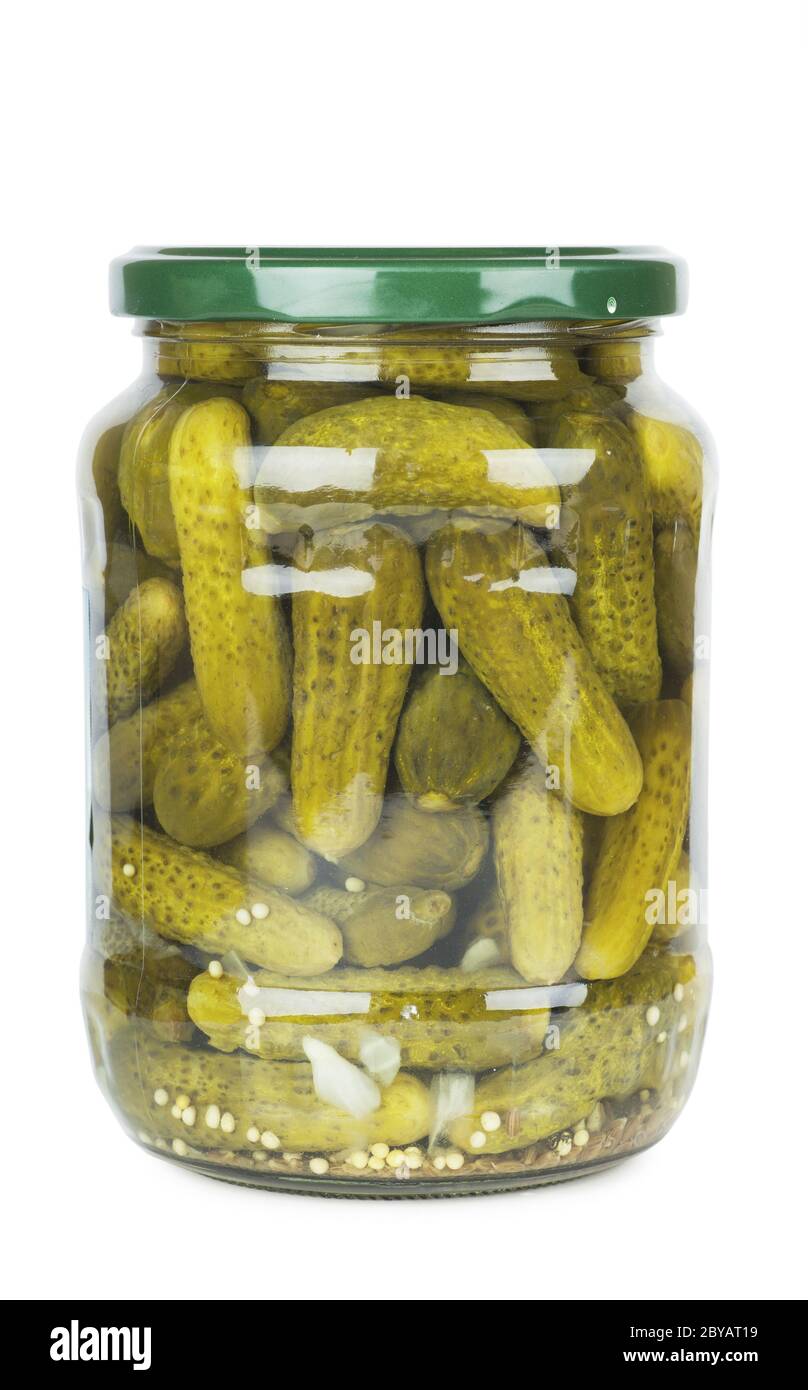 Jar of pickles Stock Photo Alamy