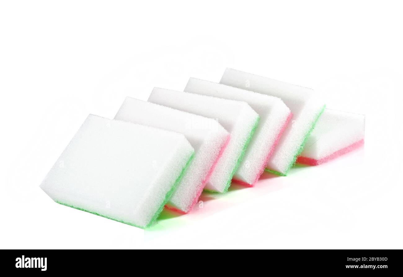 sponges for washing dishes Stock Photo Alamy
