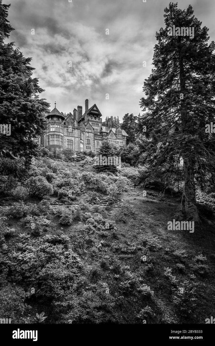 Cragside, a Victorian country house near Rothbury in Northumberland Stock Photo