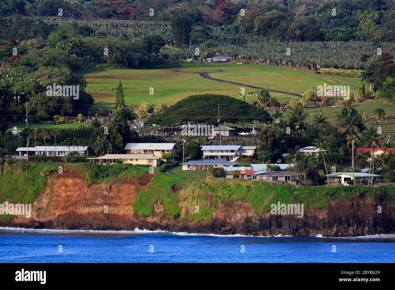 Hilo City, Hawaii, USA Stock Photo