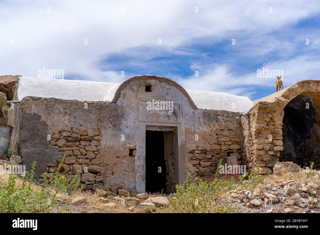 The abandonned berber village of Zriba, tunisia Stock Photo