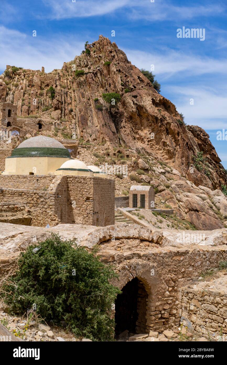 The abandonned berber village of zriba, tunisia Stock Photo
