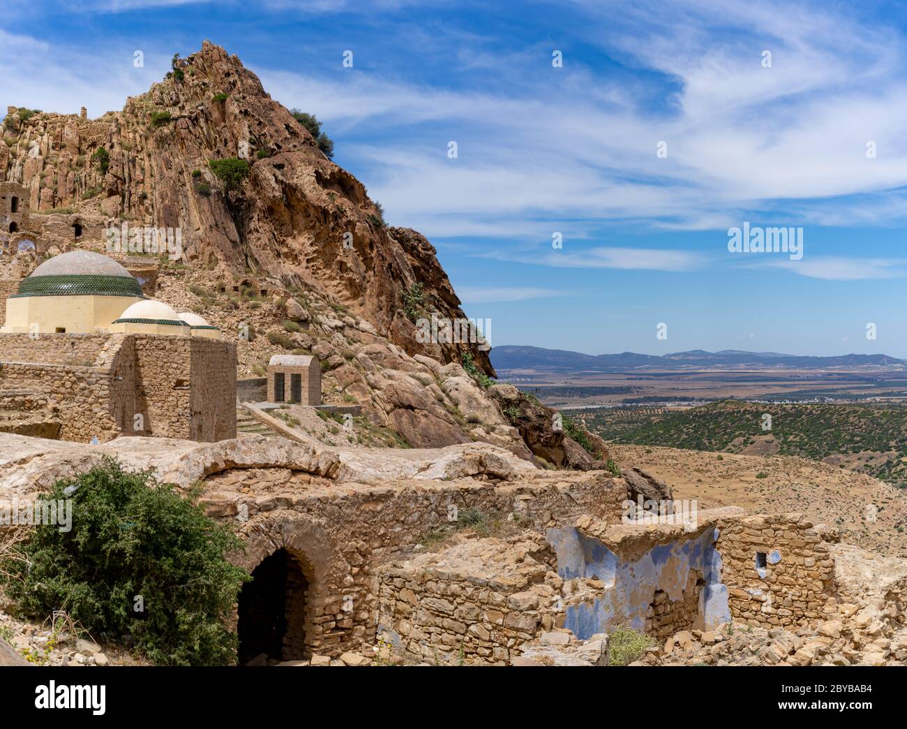 The abandonned berber village of zriba, tunisia Stock Photo