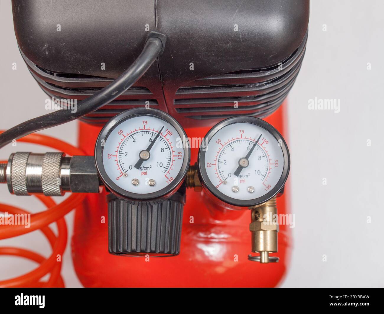 Air compressor manometer Stock Photo - Alamy