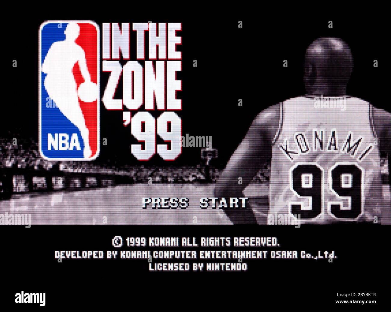 Nba In The Zone 99 Nintendo 64 Videogame Editorial Use Only Stock