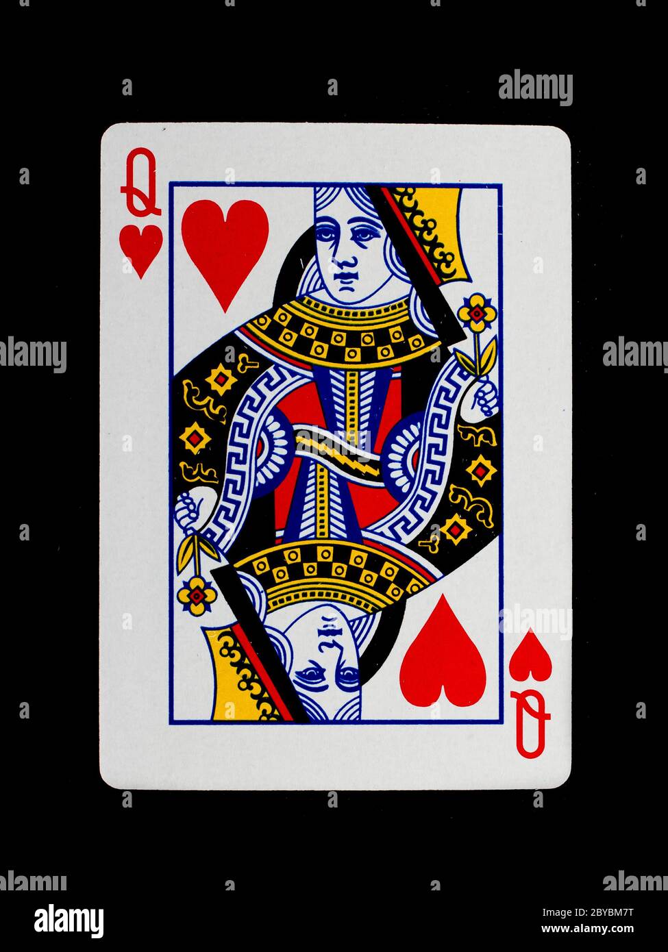 Playing card (queen Stock Photo Alamy
