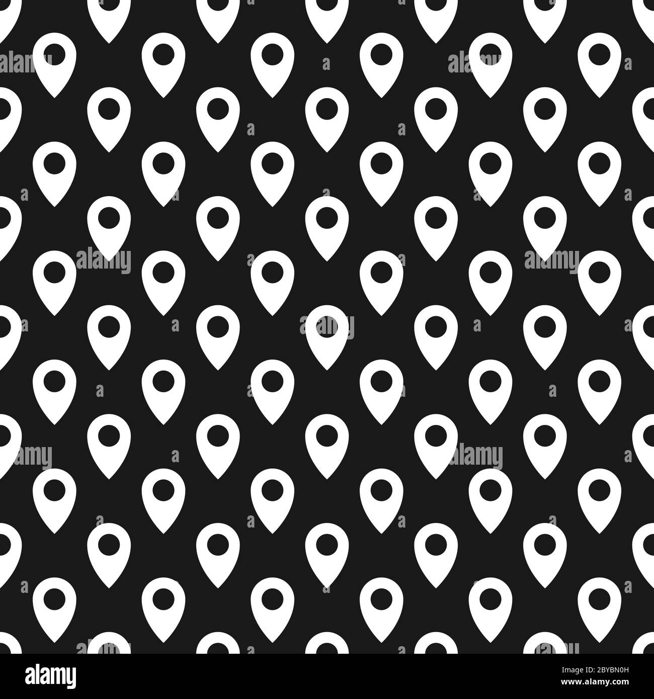 Seamless pattern with location icon Stock Vector Image & Art - Alamy
