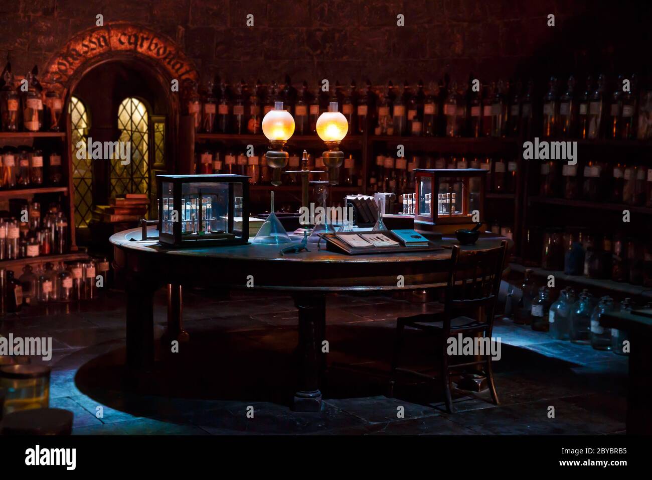Londom, UK - February 2020: Memorial Picture at the Warner Brothers Studio tour Stock Photo