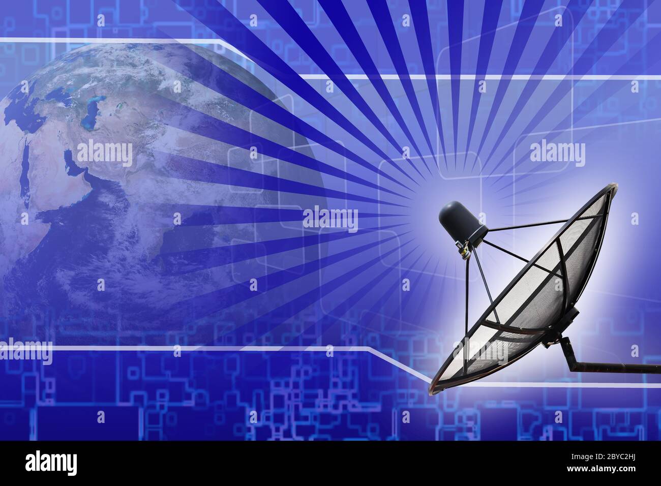 Satellite dish information hi-res stock photography and images - Alamy