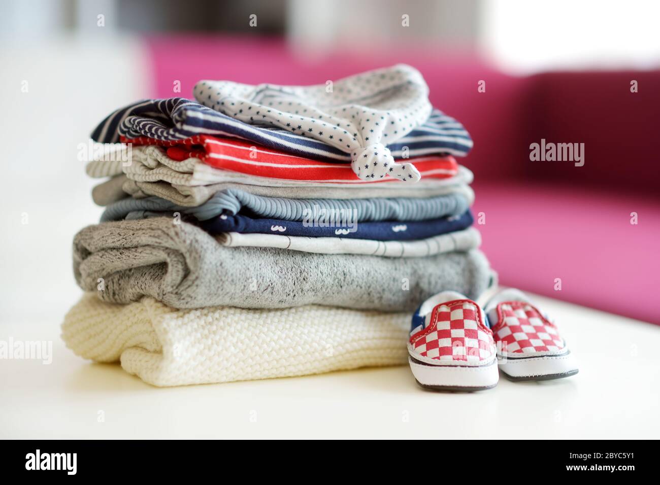 newborn baby clothes and shoes